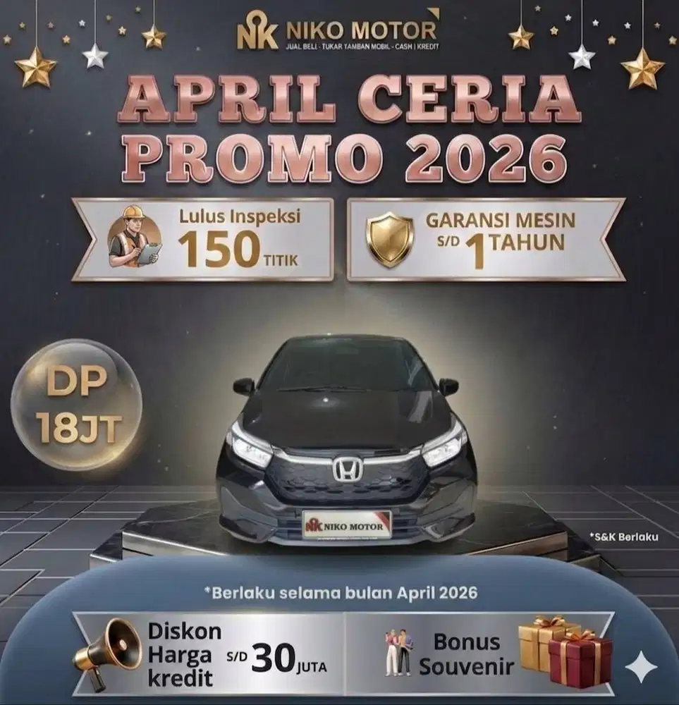 (SPT BARU KM7RB) BRIO E 2024 MT