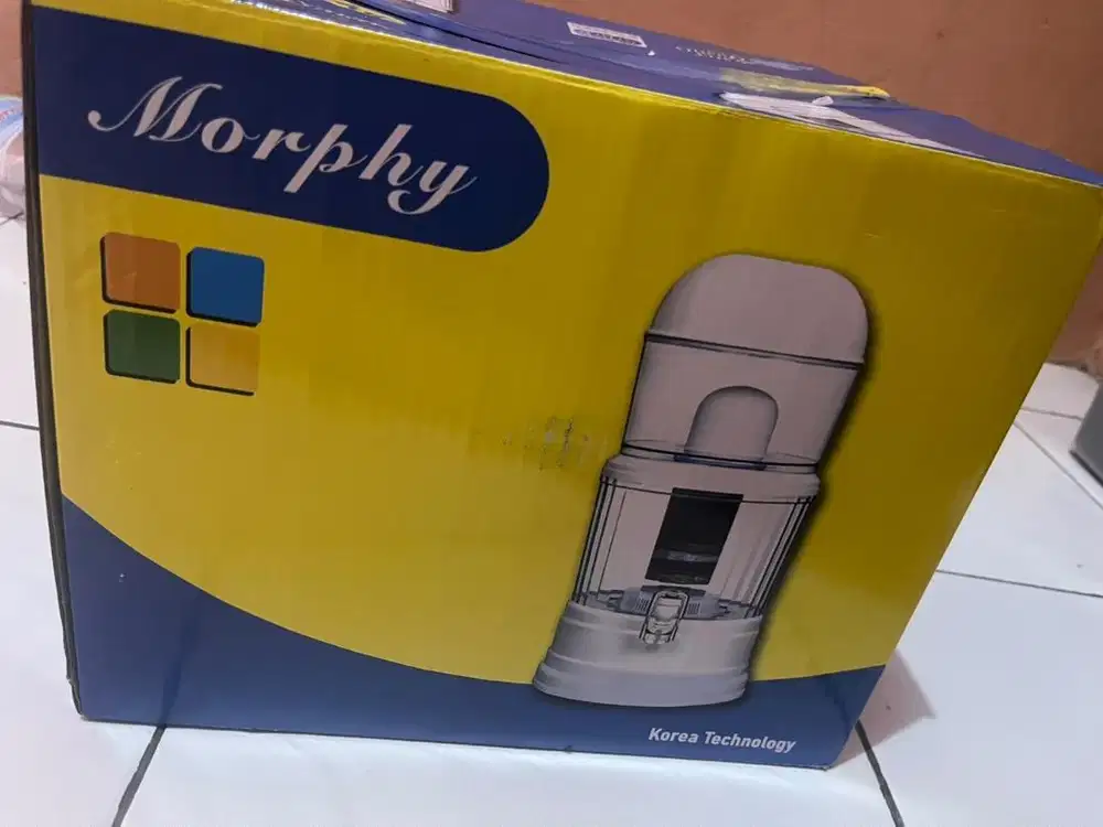 Morphy Mineral Water System – Baru, Belum Pernah Dipakai