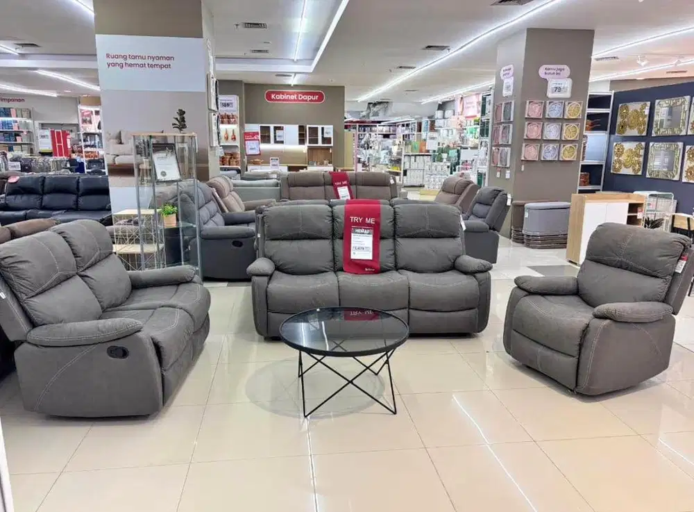 Sofa big sultan recliner 1+2+3 Dudukan