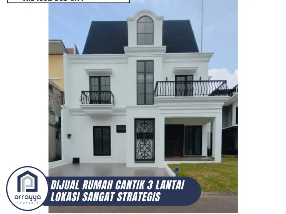 TURUN HARGA! AMERICAN BRAND NEW HOUSE DI THE ICON BSD CITY (HRB180)