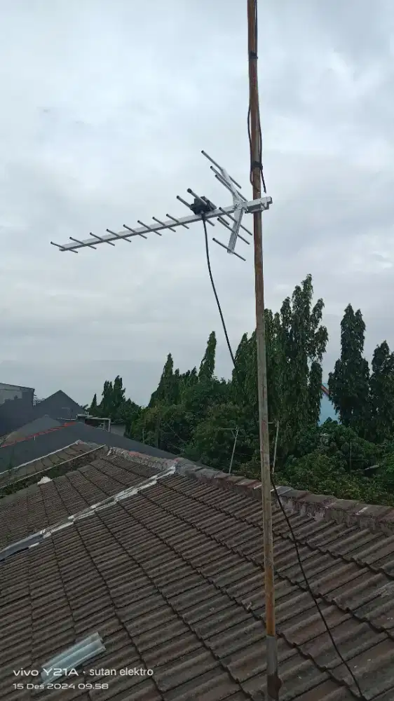 Puas hasil siarannya Antenna ini hd 12 ux ples pasang