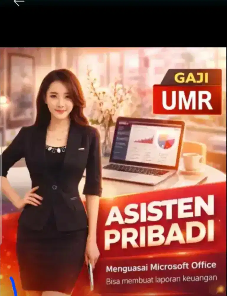 Dibutuhkan asisten pribadi dewasa (cewe only)