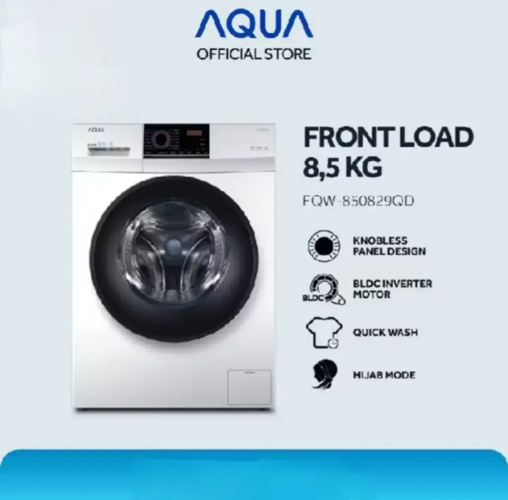 MESIN CUCI 1 TABUNG AQUA ECOWASH SERIES FQW-850829QD