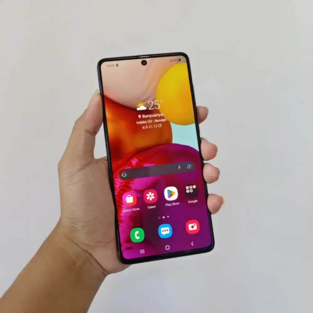 Samsung galaxy a71 8/128 sein second mulus original