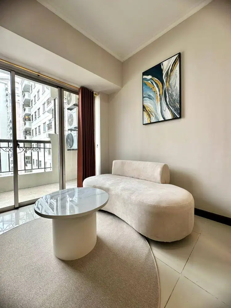 DISEWAKAN APARTEMEN WATERPLACE RESIDENCE 2BR 61m2 INTERIOR MODERN