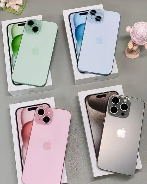 iPhone 15, 128 GB,  Spesial Promo periode 2-5 April free adaptor ori