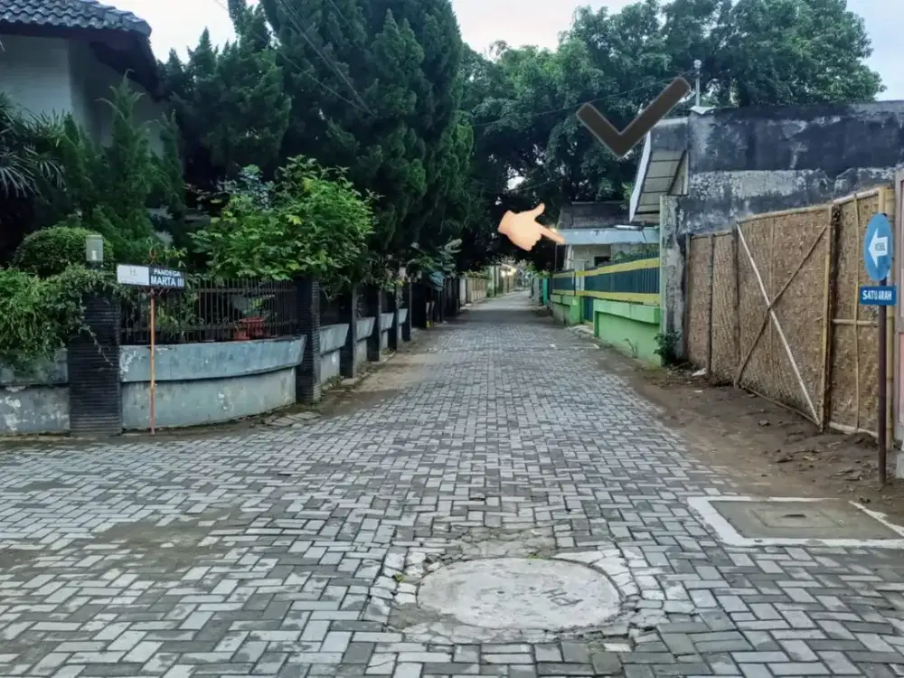 Lahan Pekarangan Bonus Rumah Kost aktif Lokasi Pandega Jl Kaliurang km 5.7