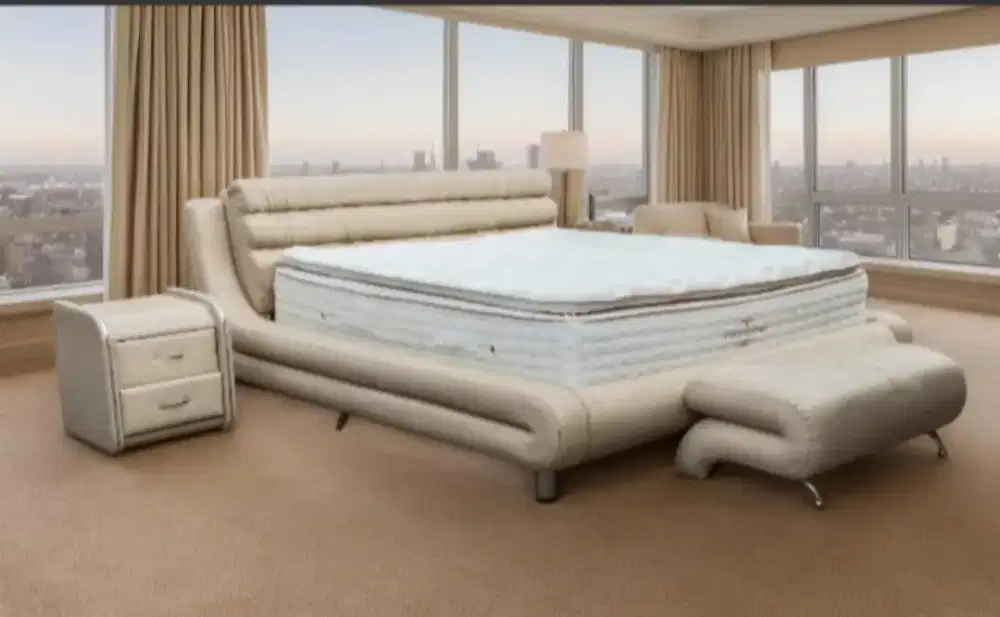 Springbed Kingkoil World edition set bedframe uk 180