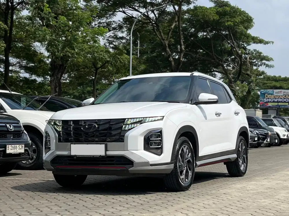 [ TERAWAT ] HYUNDAI CRETA PRIME 1.5 IVT AT MATIC 2023 PUTIH