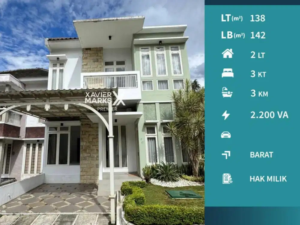 Dijual Villa Full Furnish Dekat Jatim Park di Villa Kusuma Batu