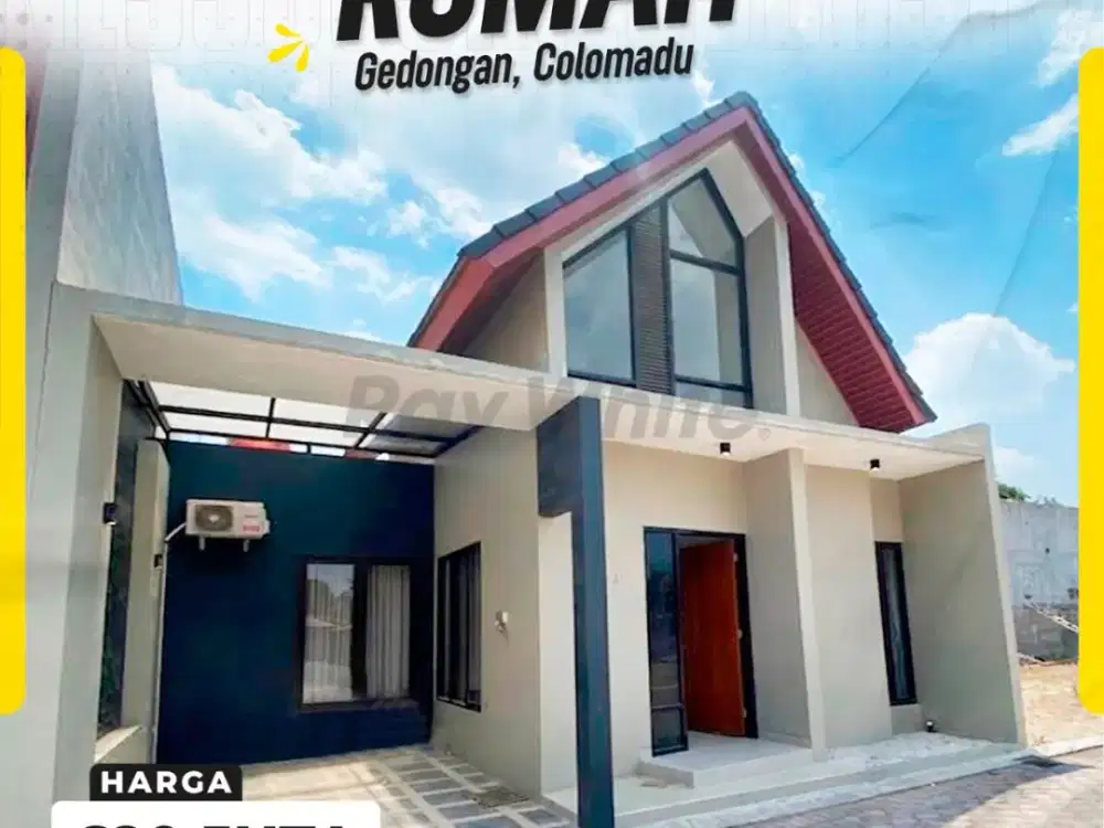 Rumah Modern Minimalis Siap Huni di Gedongan Colomadu, Dekat Akses Tol