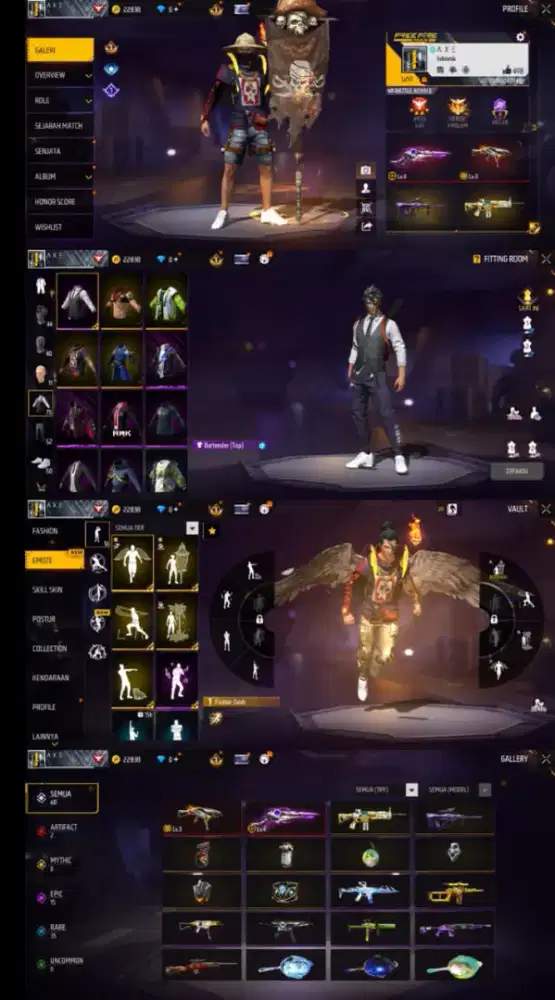 DIJUAL AKUN FIREE FIRE