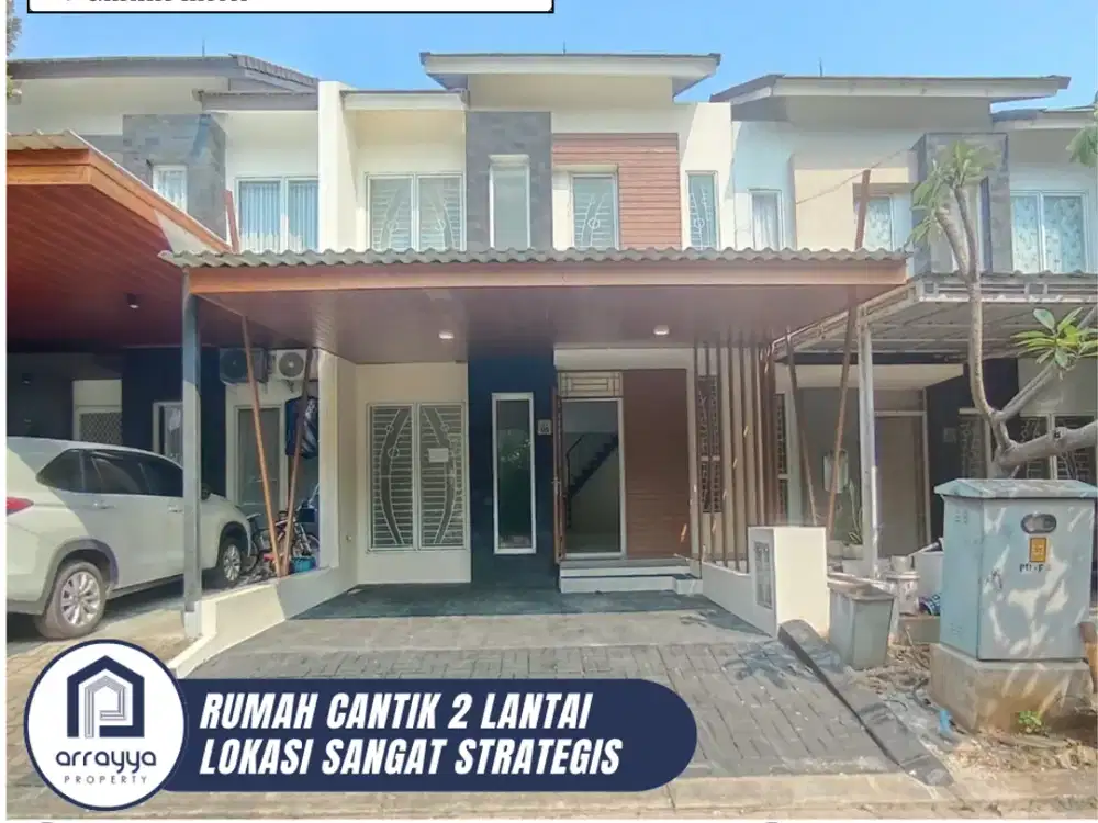 DIJUAL RUMAH 2 LANTAI MASIH BARU SIAP HUNI DI GRAHA RAYA (DM60)