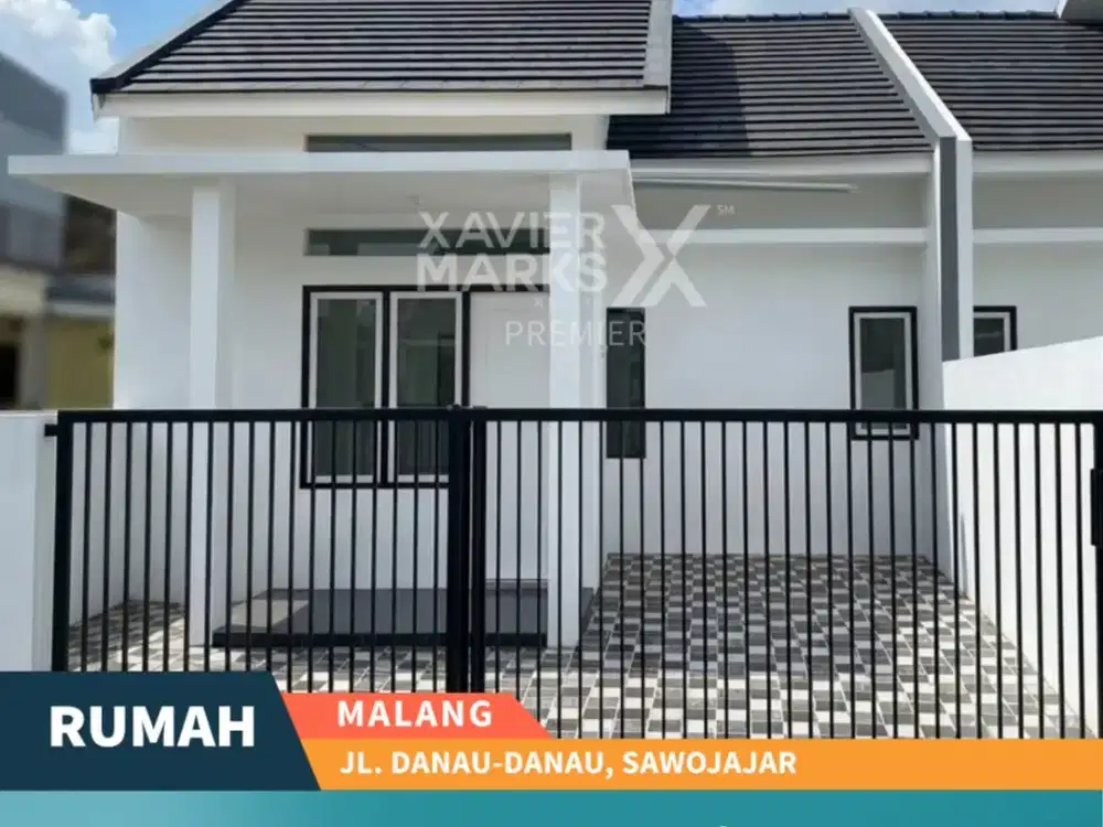 Dijual Rumah Hook Bangunan Baru Gress di Sawojajar Malang