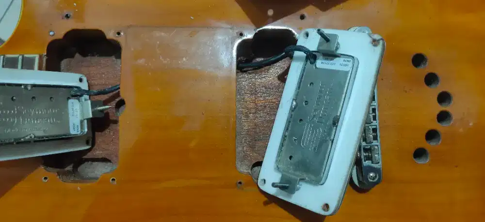 Pickup gitar mini humbucker seymour duncan sm3 potensio pushpull cts