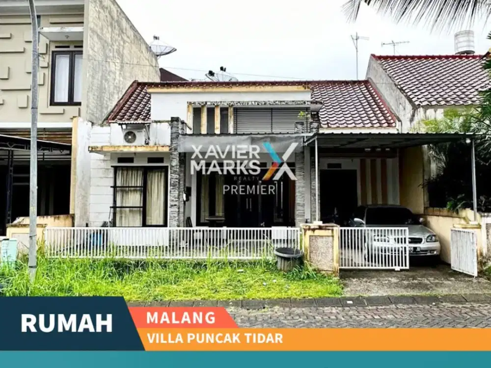 Dijual Rumah Siap Huni Lingkungan Eksklusif di Villa Puncak Tidar Malang