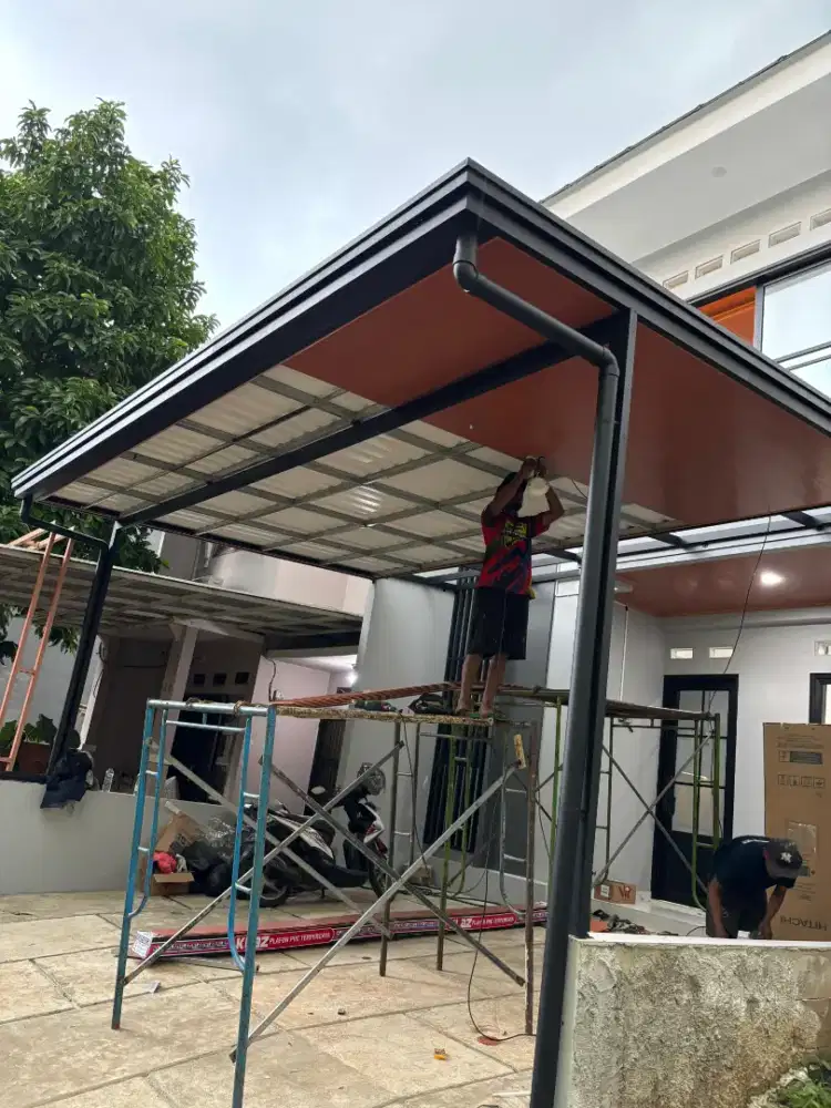 pemasangan kanopi buat kantor rumah dll