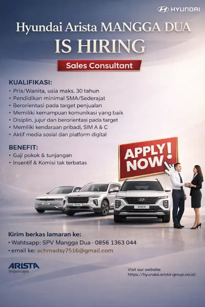Loker Sales Mobil