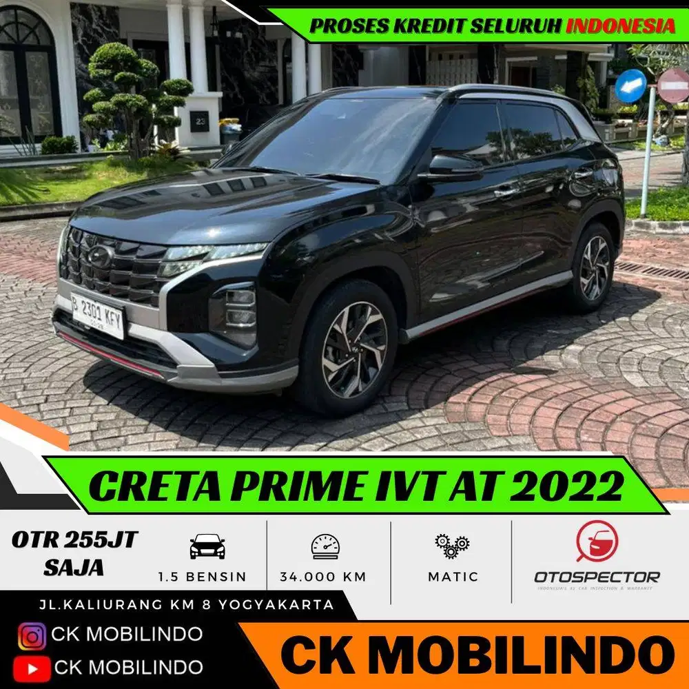 Hyundai Creta Prime IVT Matic 2022 ISTIMEWA DP Minim Wrv
