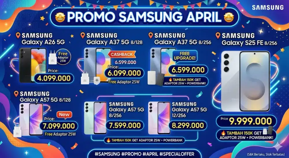 Promo Samsung HANYA di bulan April