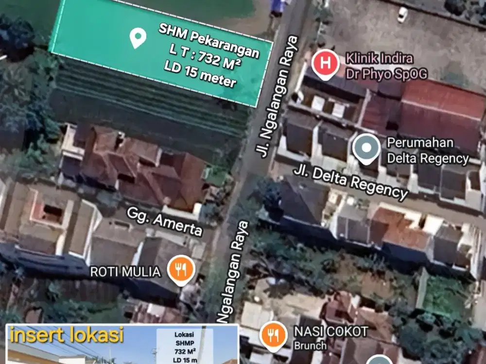 Di Jual Tanah Strategis Asri dekat Jalan Kaliurang Km.10