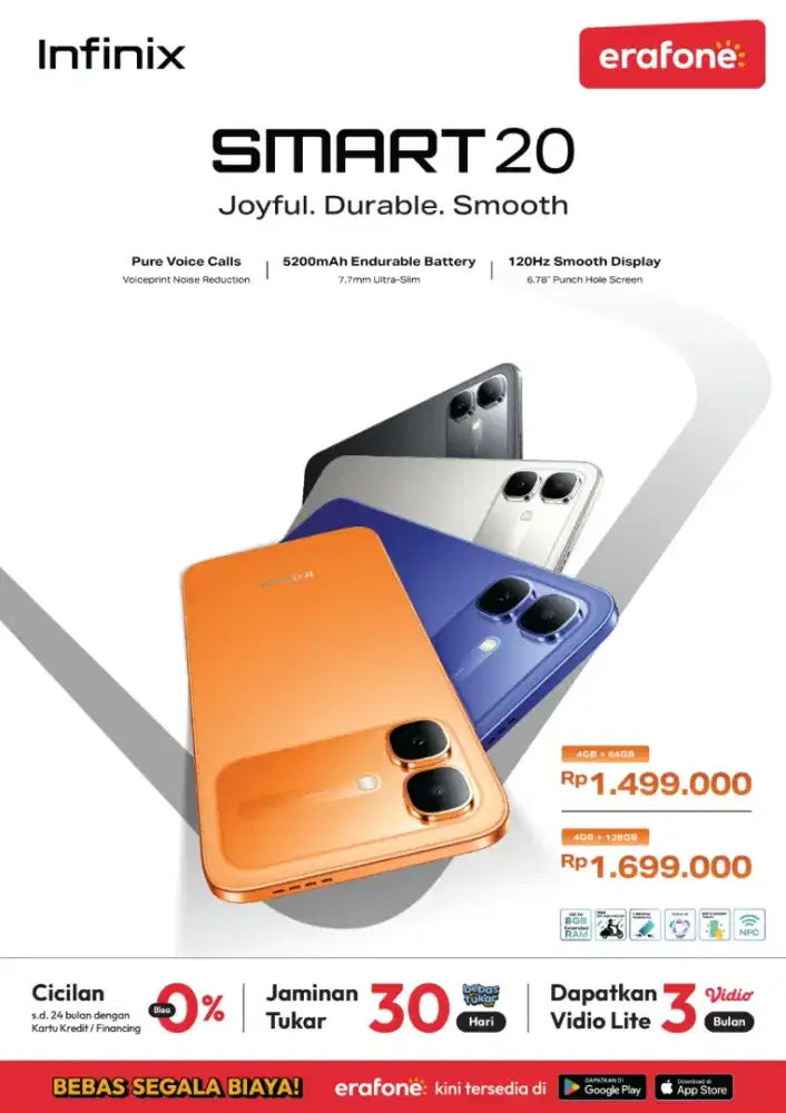 Infinix Smart 20 hanya 200rban/bulan
