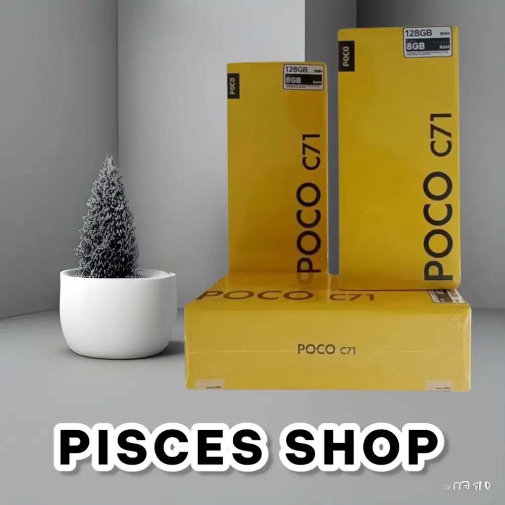 POCO C71 RAM 4/128 NEW Segel Garansi Resmi 1 Tahun