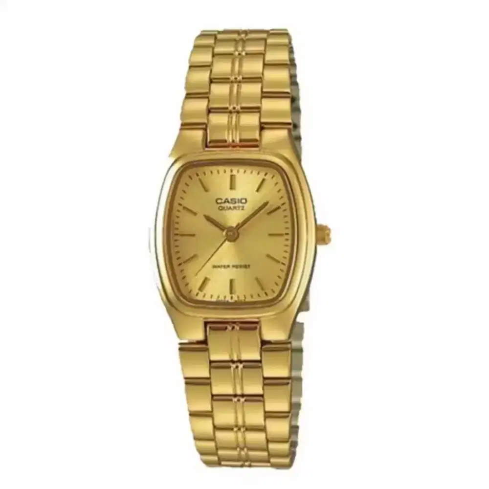 Jam Casio Original Gold Wanita + Garansi Resmi Murah Bisa COD