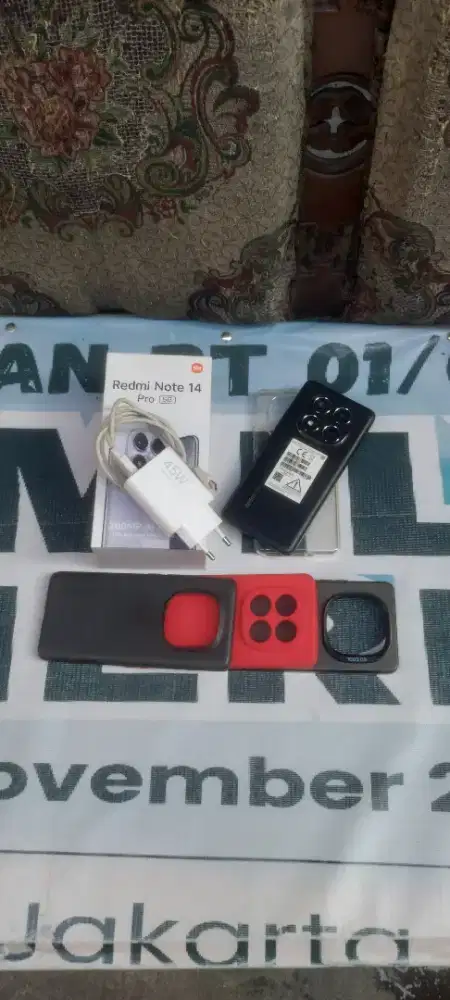 Second Redmi Note 14 Pro 12/512 5g Fullset Midnight Black