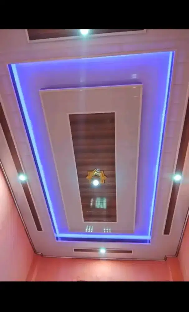 Pemasangan plafon PVC dll