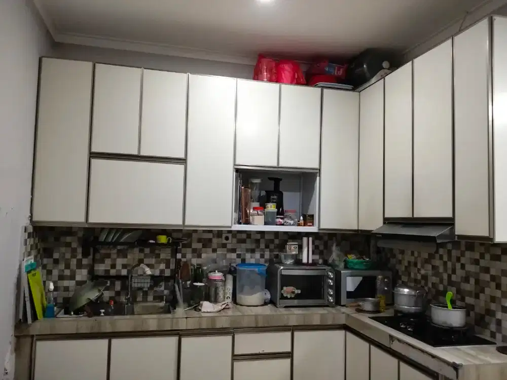 JUAL KITCHEN SET FULL ALUMINIUM SECOND. HARGA NEGO