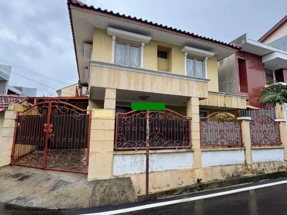 Dijual Rumah Kokoh 2 Lantai di Puloasem Rawamangun Jakarta Timur Posisi Hoek