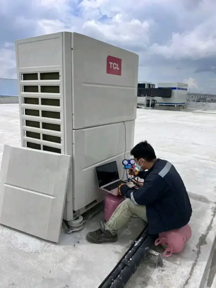 Service AC kulkas pompa air bongkar pasang AC