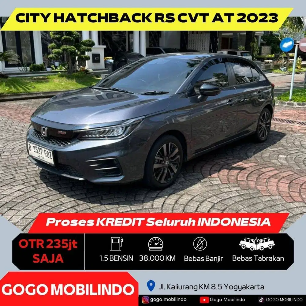 Honda City Hatchback RS CVT Matic 2023 ORISNIL DP Minim Kredit Murah