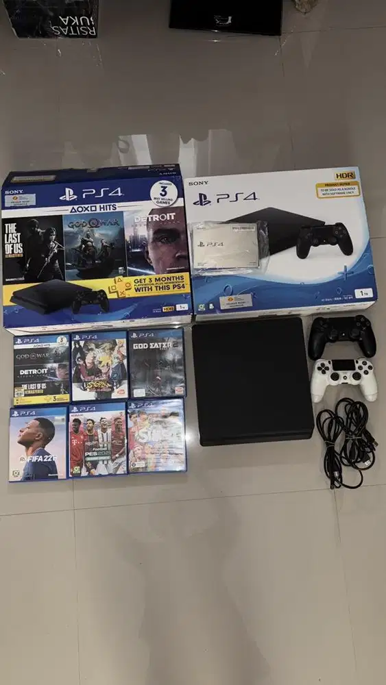 PS 4 slim 1tb banyak bonus