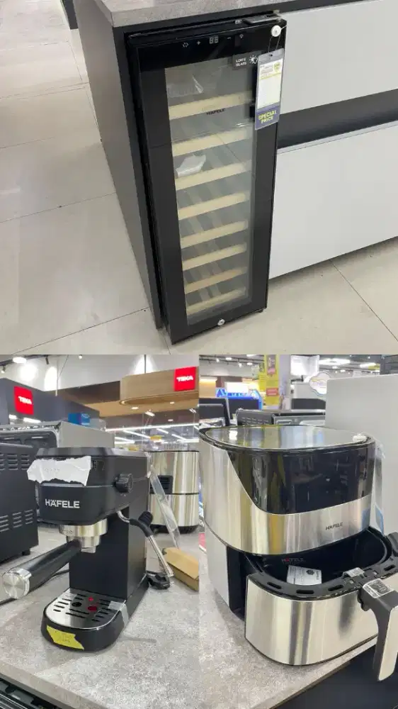 Mini bar, air fryer dan mesin kopi