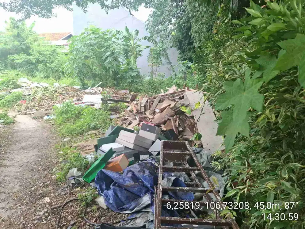 Tanah green bintaro indah jurangmangu lt 600