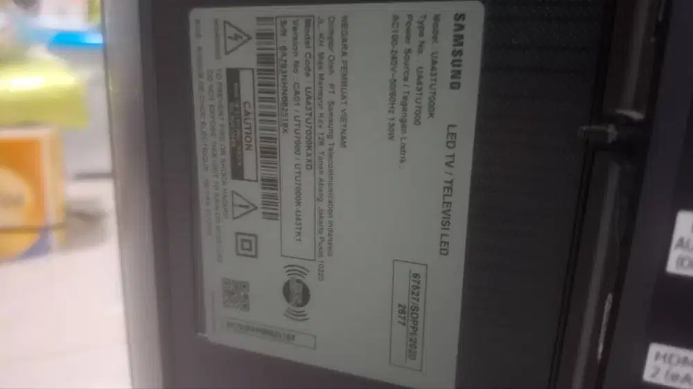 Tv 43 inch samsung rusak