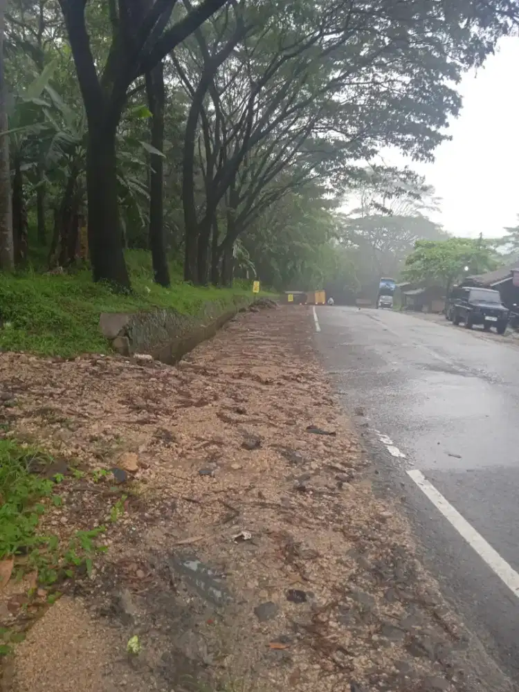 JUAL TAHAN SHM + BANGUNAN PINGGIR JALAN RAYA PROVINSI