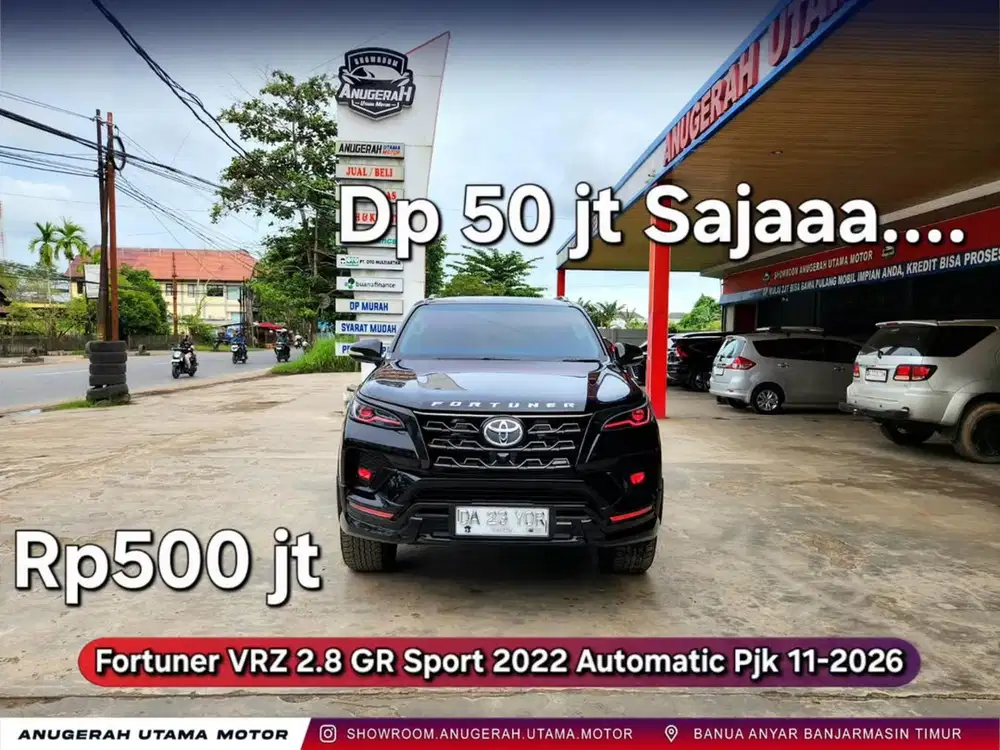Fortuner VRZ 2.8 GR Sport DSL 2022 AT Asli Bjm Dp50jt