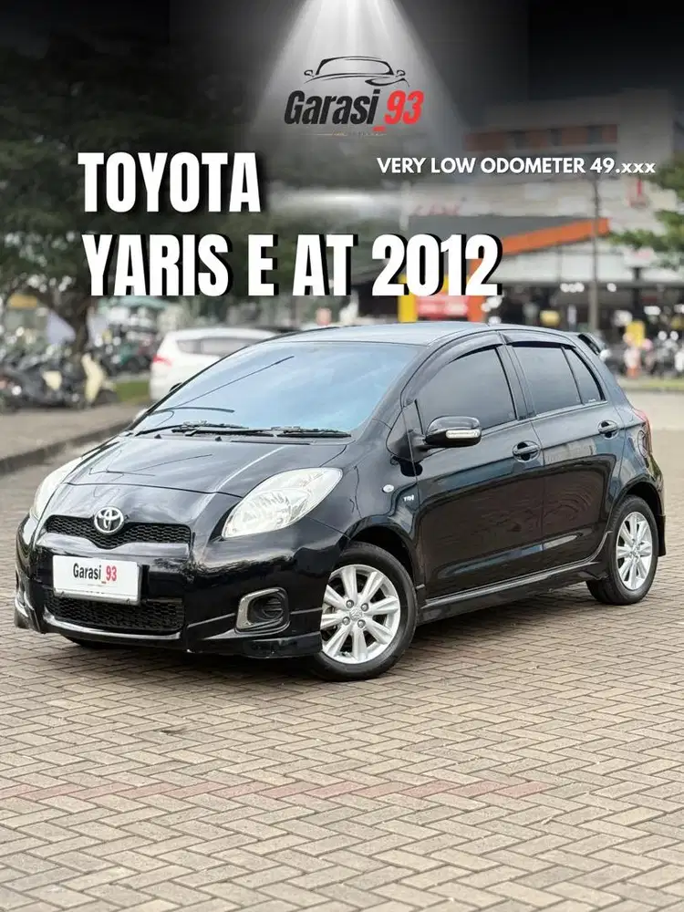 Toyota Yaris E 2012 AT