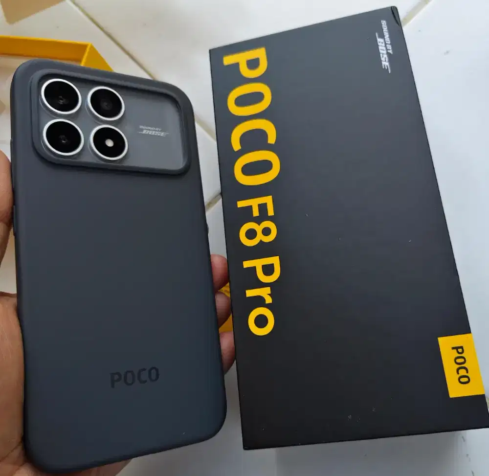 Poco f8 pro 2 minggu pakai garansi resmi panjang