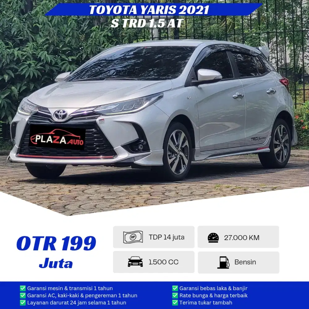 Toyota Yaris 2021
S TRD 1.5 Automatic