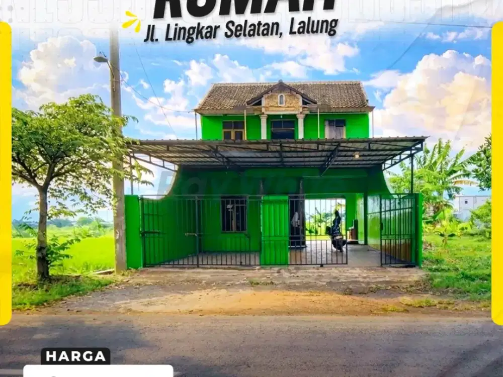 Rumah Lahan Sangat Luas di Jl. Lingkar Selatan Lalung Karanganyar, View Asri