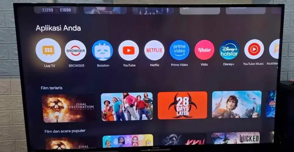 Sharp Google TV 50 inch