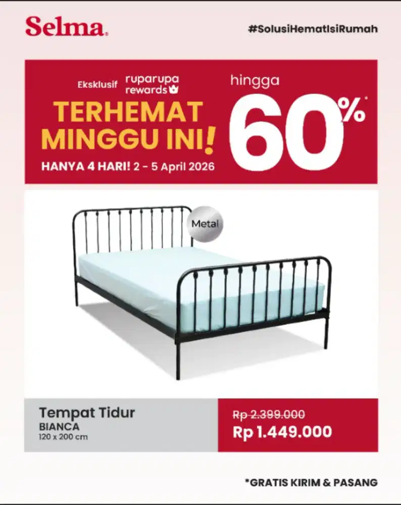 Tempat tidur binca SELMA