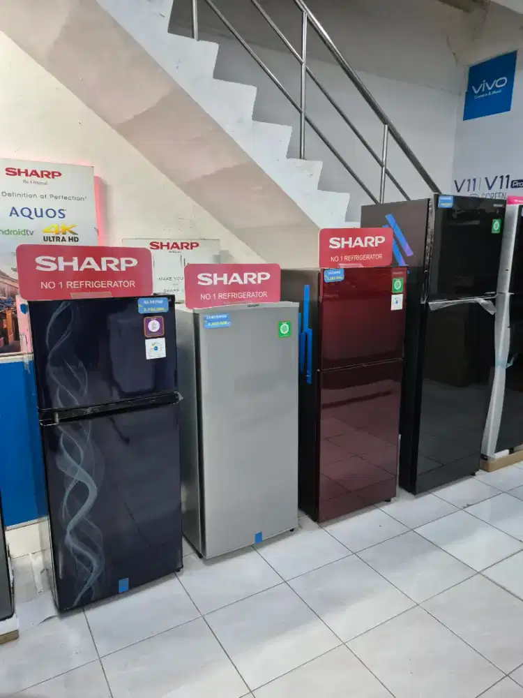 CREDIT KULKAS SHARP PROMO FREE 1KALI CICILAN