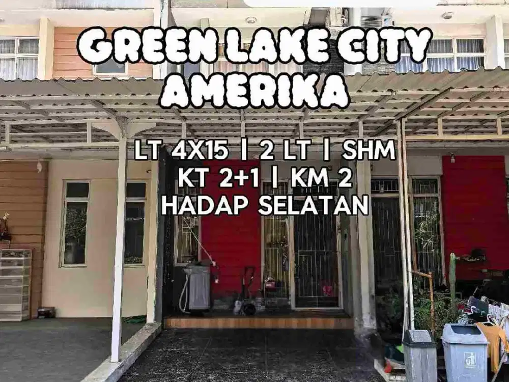 Wilson Rumah terawat siap huni uk 4x15 di green lake city