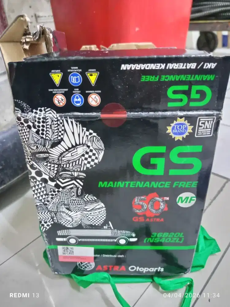 Accu gs Astra bekas layak pakai
