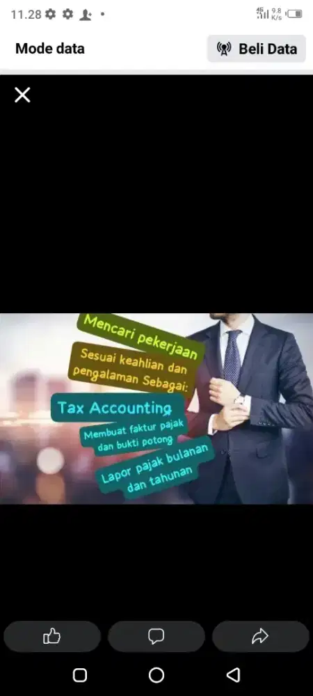 Sedang mencari pekerjaan Accounting pajak dan lainnya